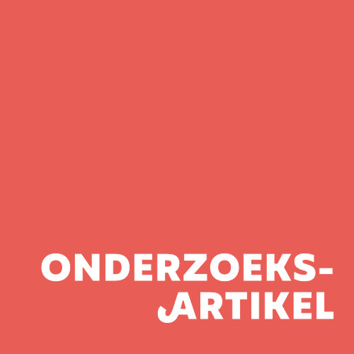 Logo met daarop de tekst: onderzoeksartikel